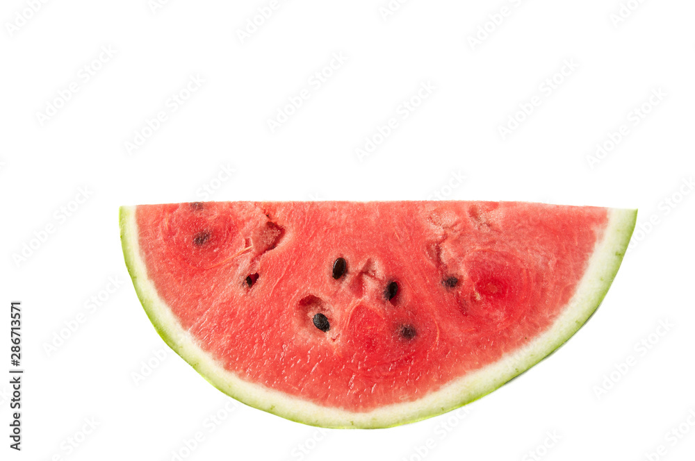 Slices of juicy ripe red watermelon on a white background. Fresh watermelon juice. Cocktails and soft drinks with watermelon. Slices of juicy ripe red watermelon on a white background. Fresh watermelon juice. Cocktails and soft drinks with watermelon.