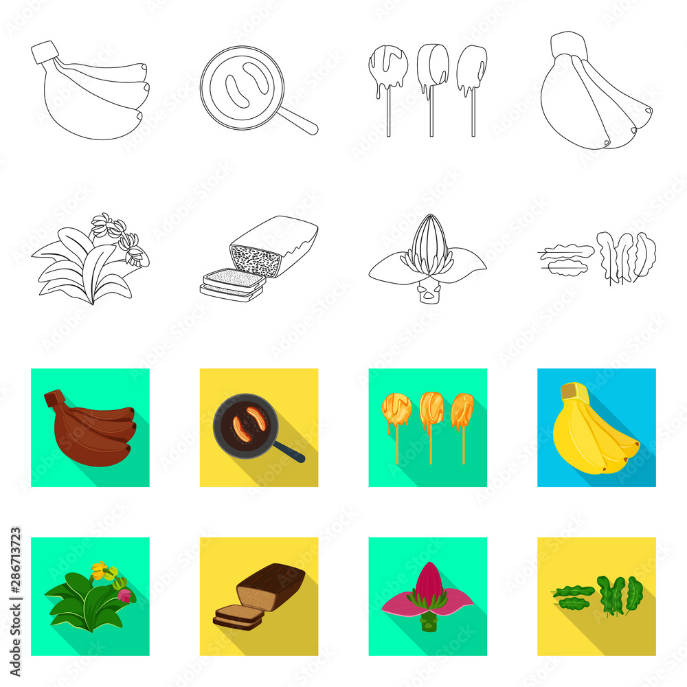 Isolated object of natural and vegetarian symbol. Collection of natural and eating vector icon for stock. Isolated object of natural and vegetarian symbol. Collection of natural and eating vector icon for stock.