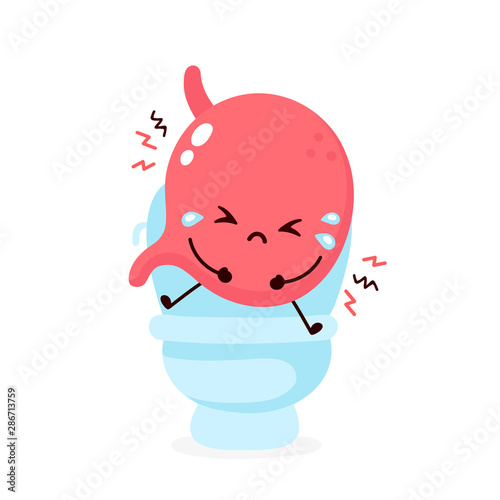 Sad sick cry cute stomach sitting on toilet