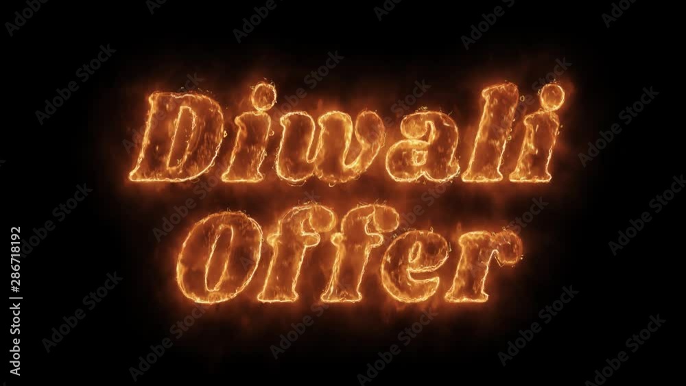 iwali Offer Word Hot Animated Burning Realistic Fire Flame and Smoke Seamlessly loop Animation on Isolated Black Background. Fire Word, Fire Text, Flame word, Flame Text, Burning Word, Burning Text. iwali Offer Word Hot Animated Burning Realistic Fire Flame and Smoke Seamlessly loop Animation on Isolated Black Background. Fire Word, Fire Text, Flame word, Flame Text, Burning Word, Burning Text.
