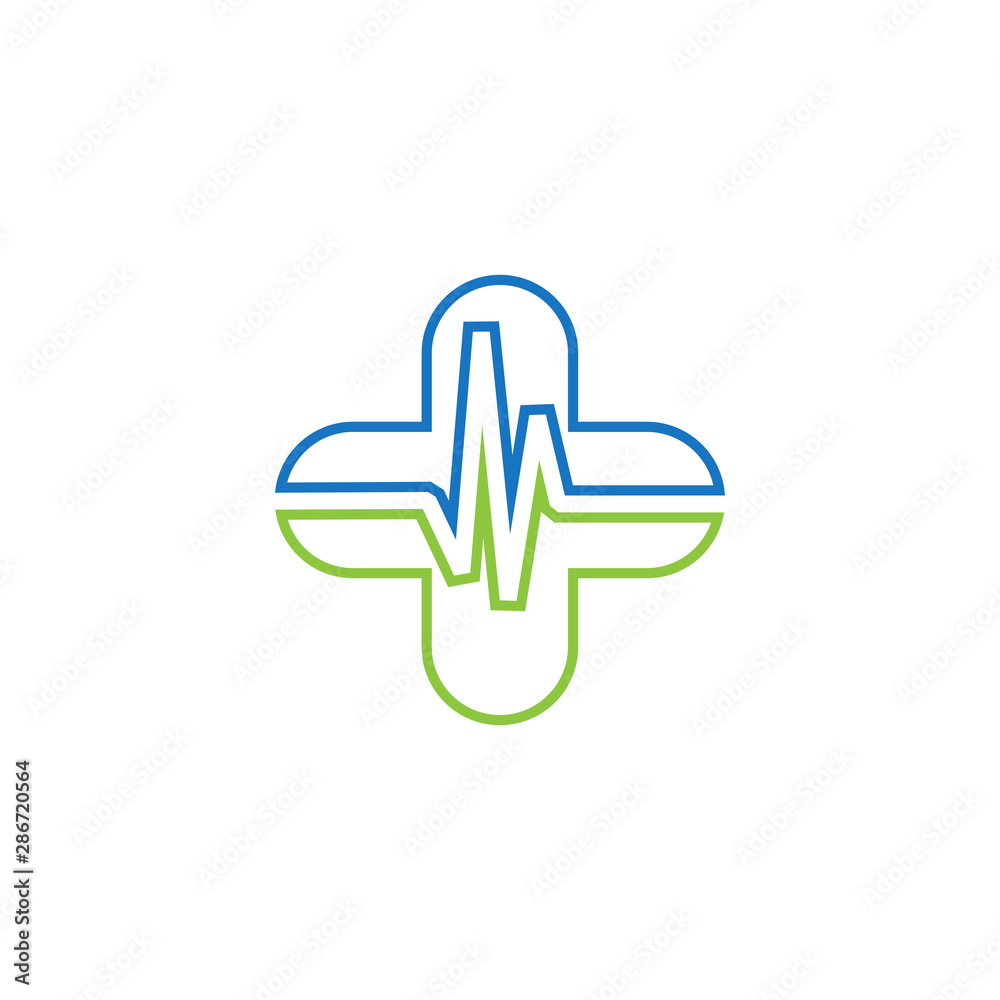 Medical cross graphic design template vector isolated Medical cross graphic design template vector isolated