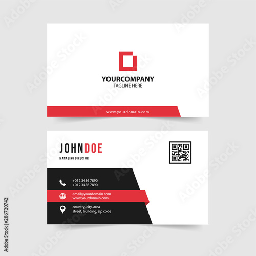 modern business card template collection