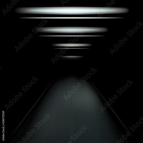 Dark and empty tunnel