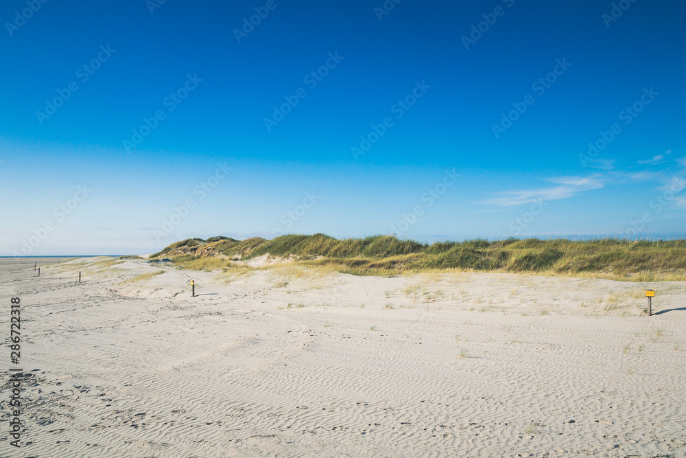 The Beach of Sankt Peter-Ording - Sand Dunes - Northern Germany - Schleswig-Holstein The Beach of Sankt Peter-Ording - Sand Dunes - Northern Germany - Schleswig-Holstein