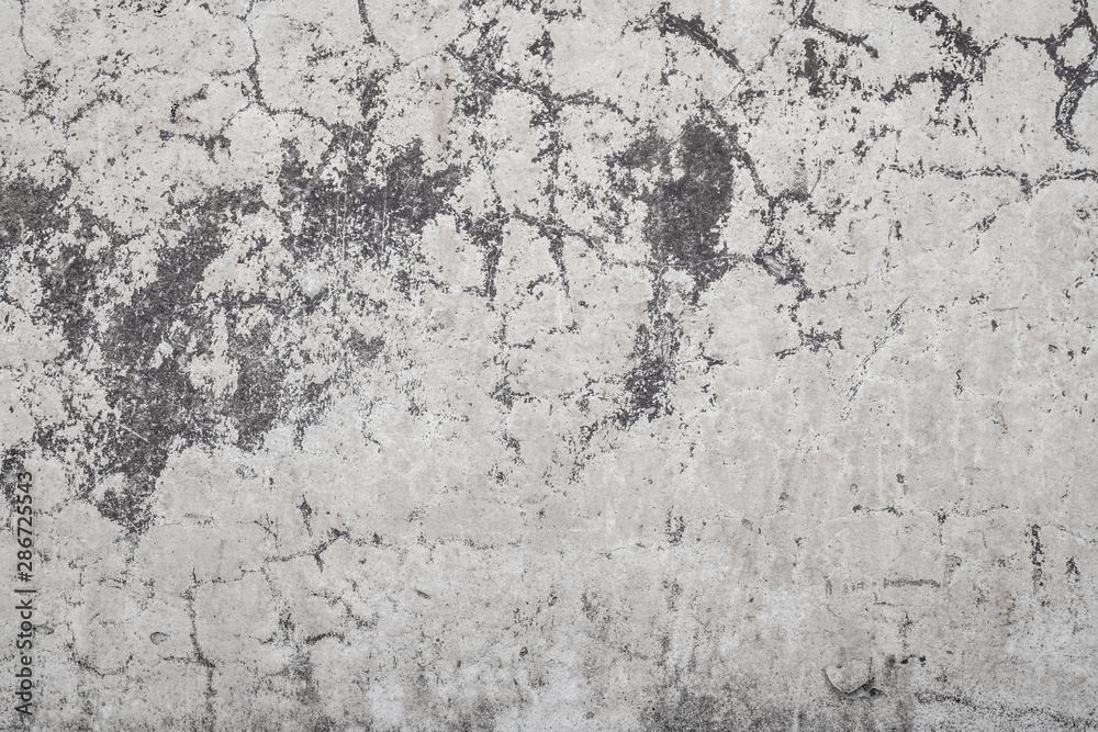 Closeup fragment of grunge weathered wall of a building