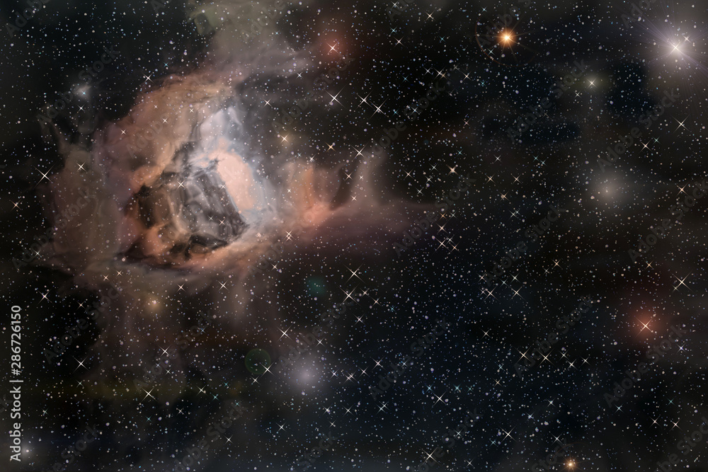 nebula star deep space background