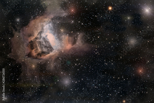 nebula star deep space background © Iri_sha
