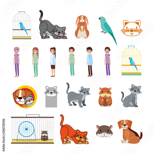 bundle of pet shop icons
