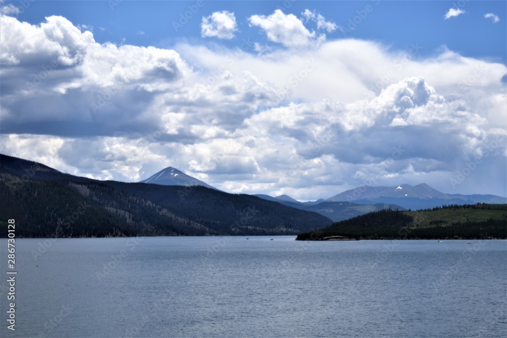 Rocky Mountains by Lake