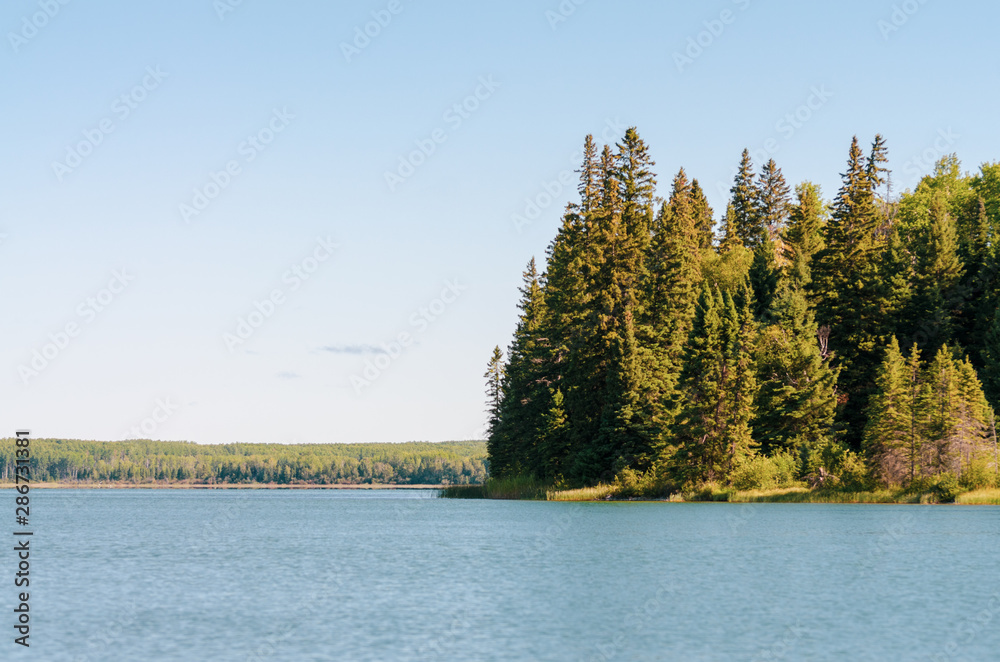 Canadian landscape - lake in duck mountain provincial park Canadian landscape - lake in duck mountain provincial park