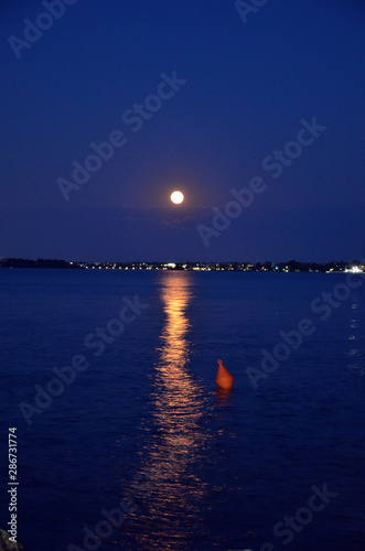 Night Sea Moon