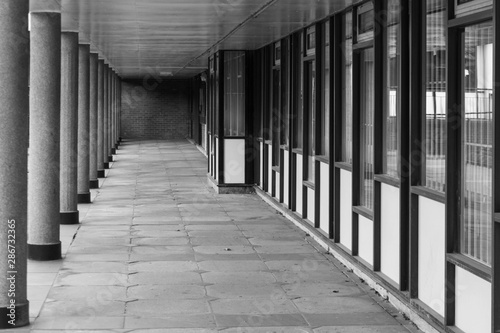 фотографія Modernist architecture from the 1960's in Manchester on the University campus