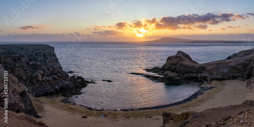 Atardecer en la Playa Papagayo