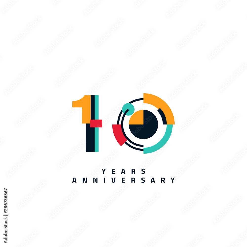 10 Years anniversary design 10 Years anniversary design