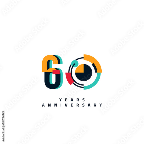 60 Years anniversary design