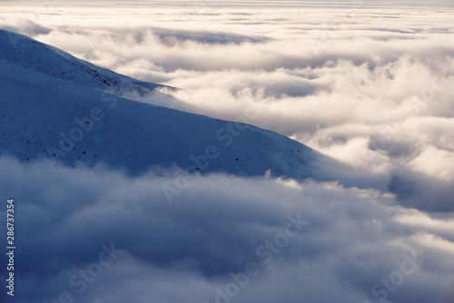 Winter Carpathians above the clouds © Sergey Ryzhkov