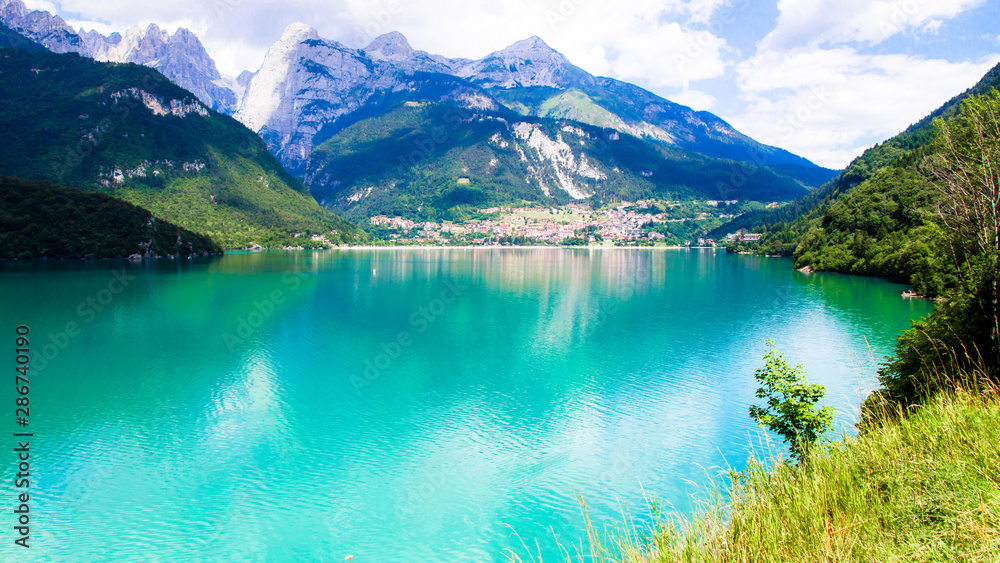 Molveno Lake in Italy