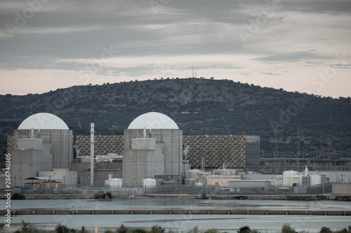 Nuclear power plant in the center of Spain