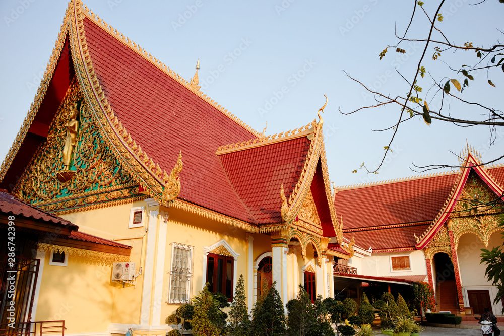 Wat Si Saket Buddhist Temple in Vientiane Laos