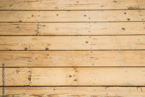 Wooden plank floor background texture close-up light colors