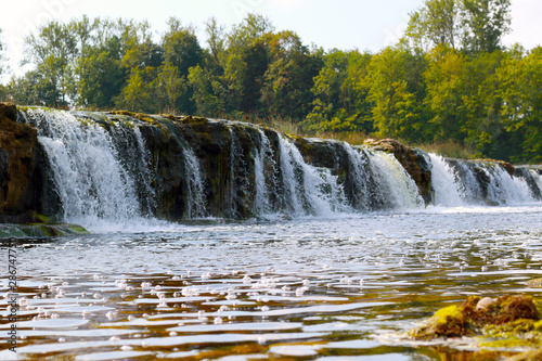 widest waterfall in Europe - Venta  Kuldiga  Latvia