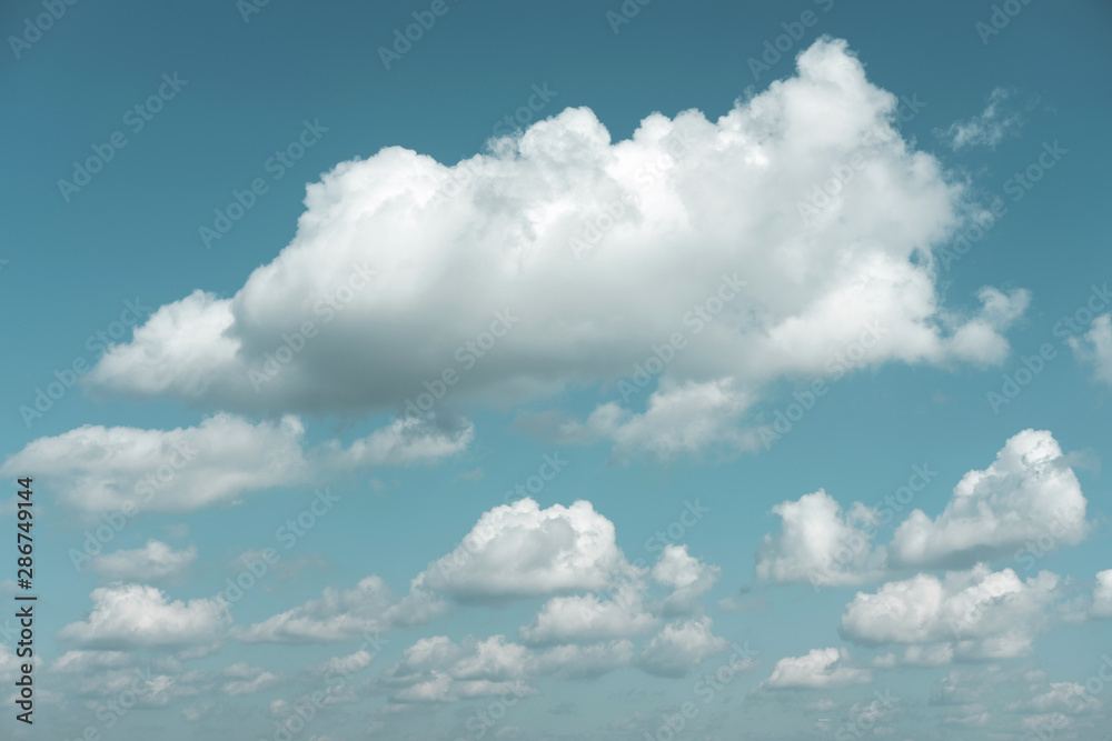 Bright pop blue sky with white clouds. Great background Bright pop blue sky with white clouds. Great background