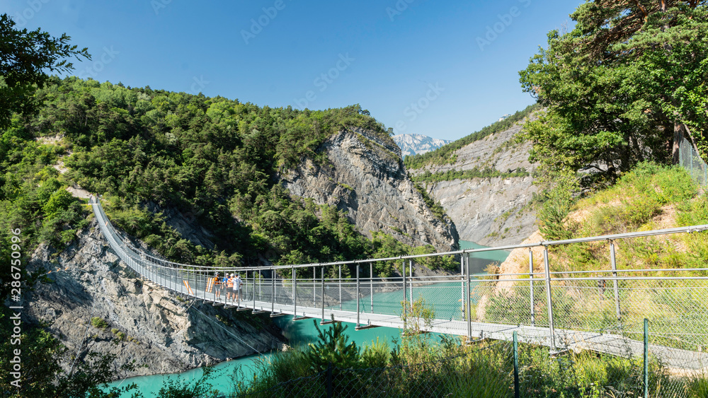 Fototapeta premium Lac du Monteynard.