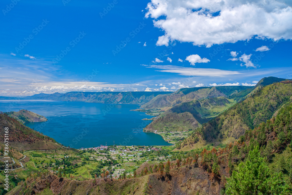 Beautiful view of Danau Toba or Lake Toba at Sumatera Utara, Indonesia Beautiful view of Danau Toba or Lake Toba at Sumatera Utara, Indonesia