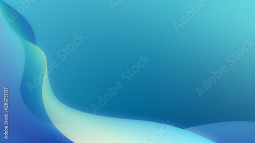 Luxury liquid background in teal color