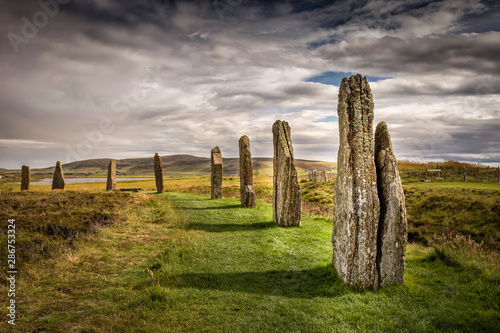 Canvas Print Ring Of Brodgar, Orkney, Scotland