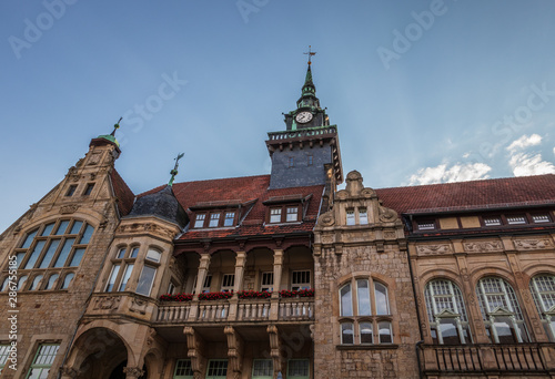 Town hall in city Bueckeburg, Germany photo