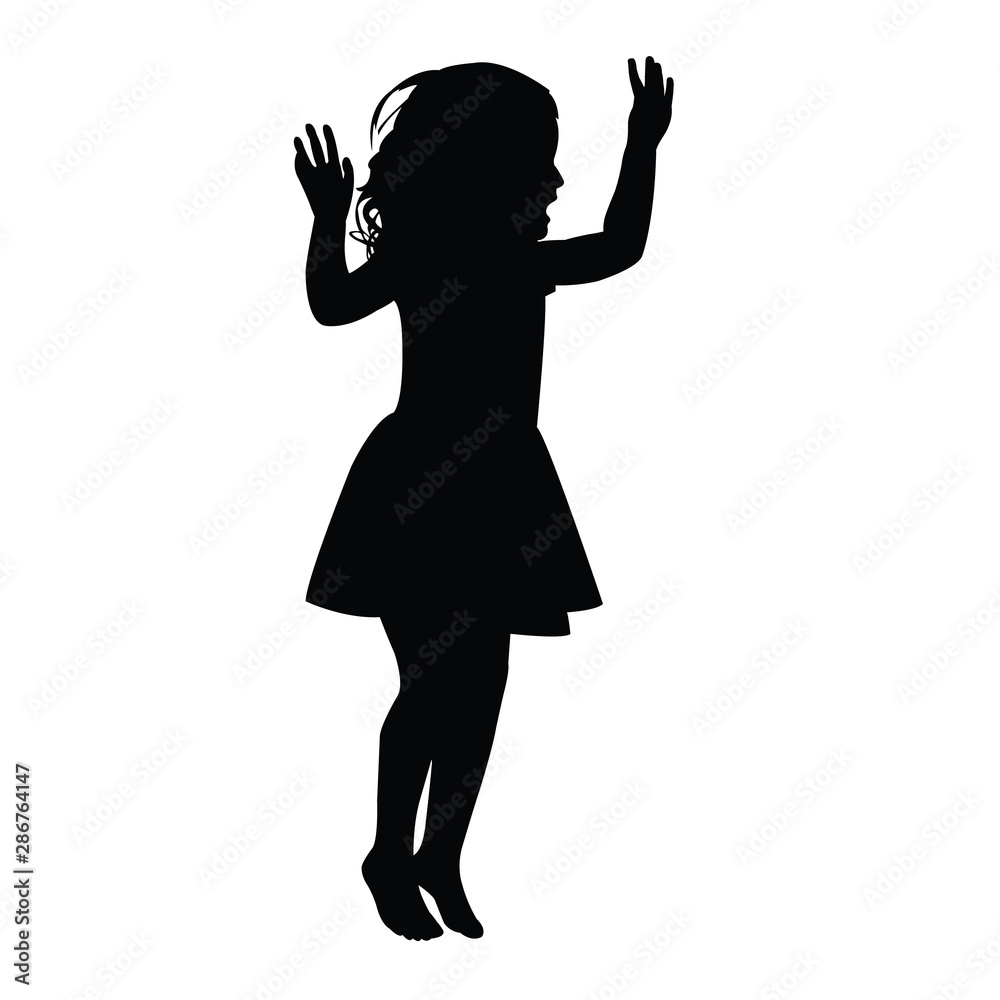a girl dancing body silhouette vector a girl dancing body silhouette vector