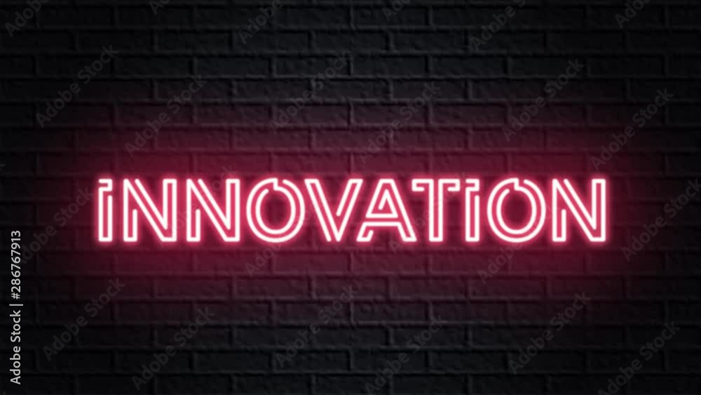 red neon video animation innovation red neon video animation innovation