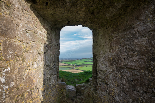 window on the castle wall