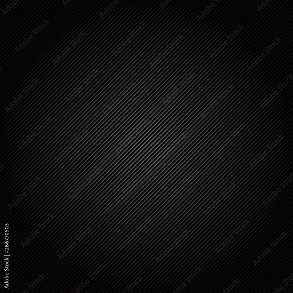 Obraz premium vector illustration of black carbon fiber seamless background