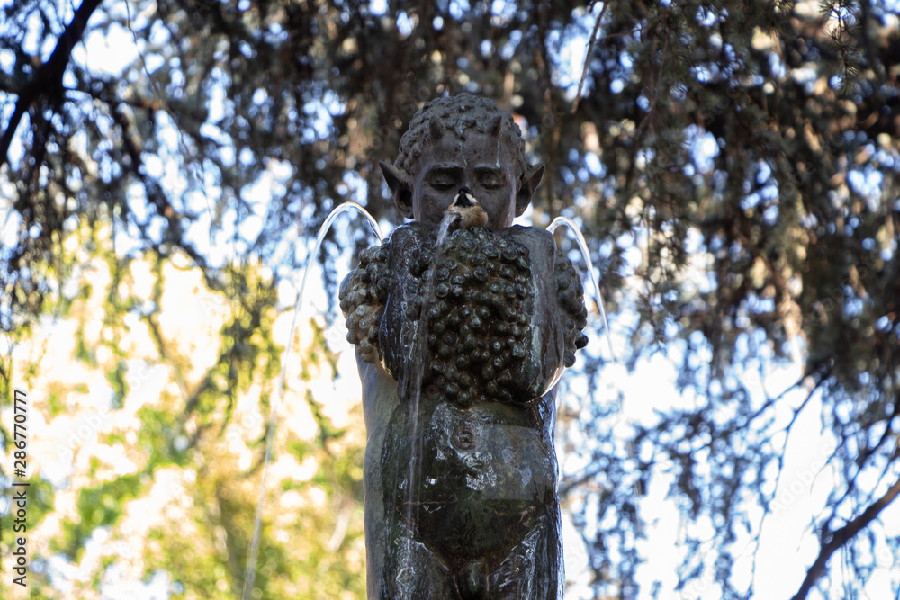 Stone statue, guimaraes portugal