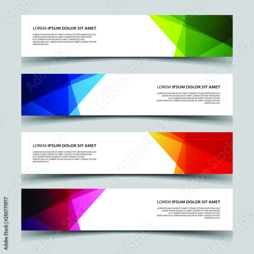 Free Download Vector Abstract banner web template - GFXLoad