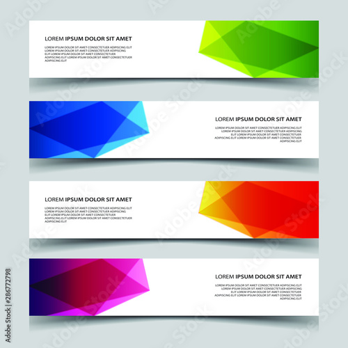 Free Download Vector Abstract banner web template - GFXLoad