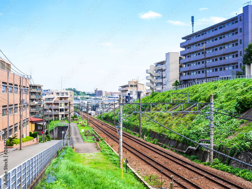 Obraz premium 郊外の住宅地 川崎市