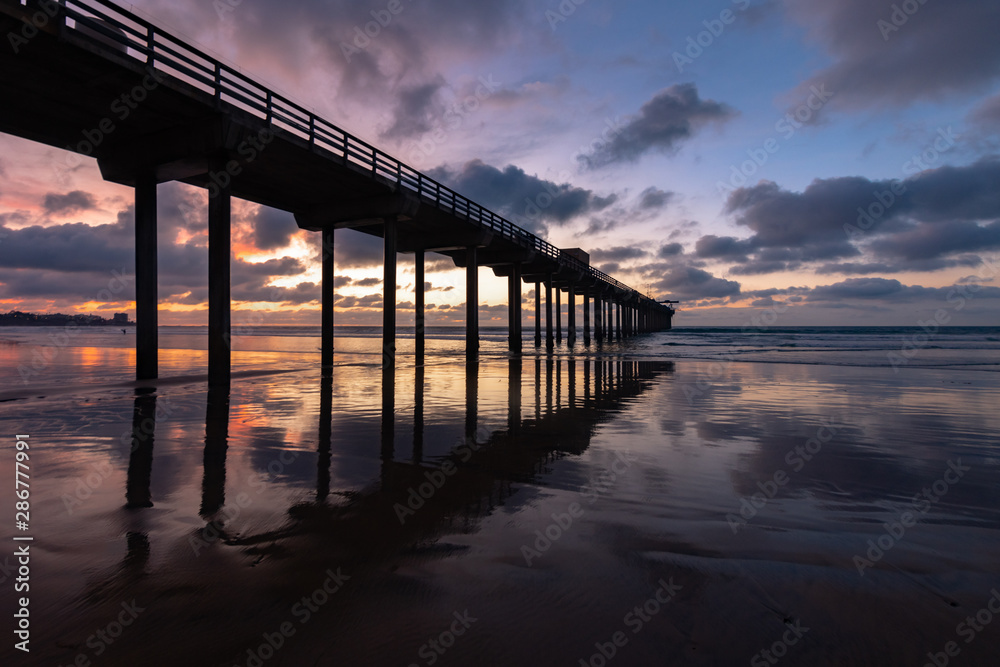 Scripps Pier San Diego La Jolla Sunset