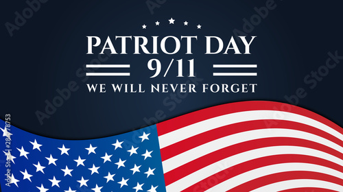 Patriot Day 9/11 Background Design