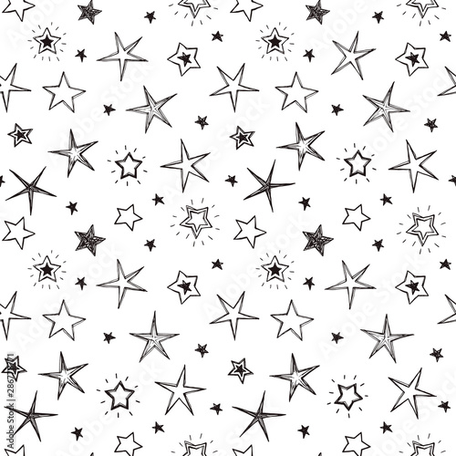 stars seamless pattern