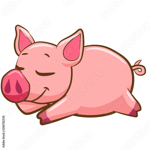 pig vector graphic clipart