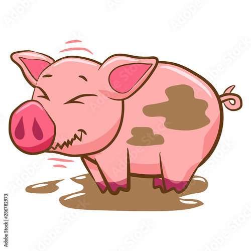 pig vector graphic clipart