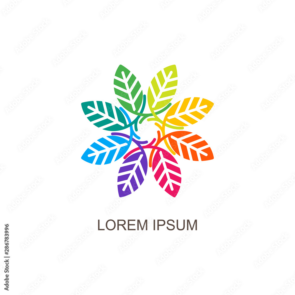 Nature Leaf Logo. modern design. vector icon illustration Nature Leaf Logo. modern design. vector icon illustration