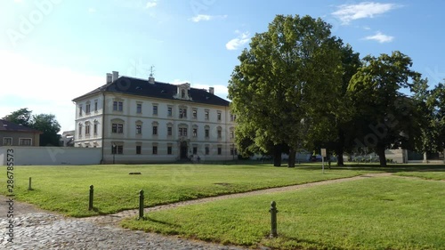 Cateau in Czech Republic in city called Litoměřice. It is typical europian modern period architecture. photo