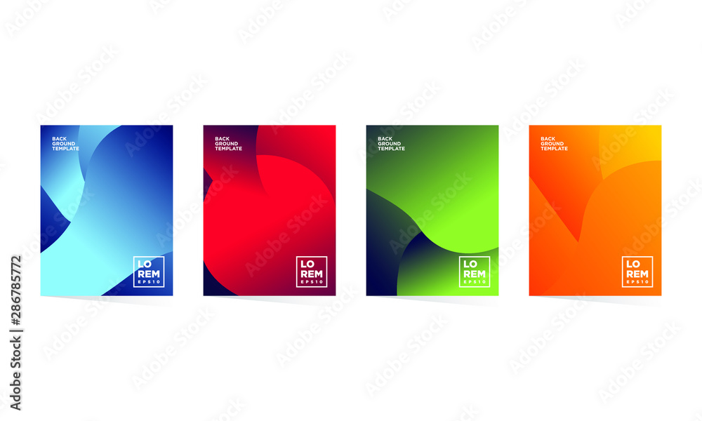 Fototapeta premium modern colorful abstract background template with gradients