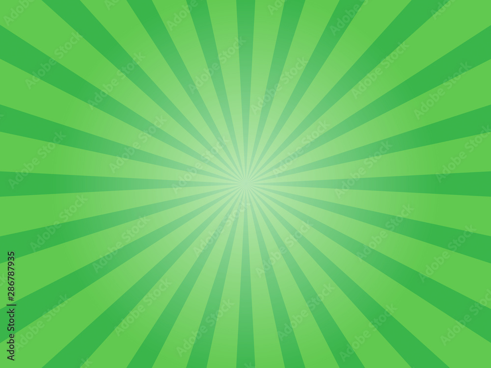 Green Sunburst Pattern Background. Rays. Radial. Abstract. Retro. Vintage. Vector Illustration Green Sunburst Pattern Background. Rays. Radial. Abstract. Retro. Vintage. Vector Illustration