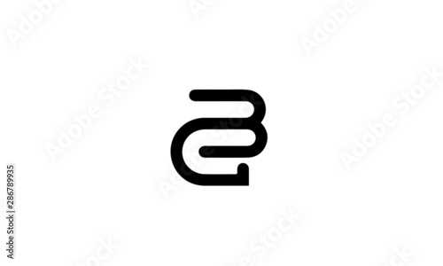 BG GB B G abstract letter mark alphabet monogram vector logo template © fysaladobe