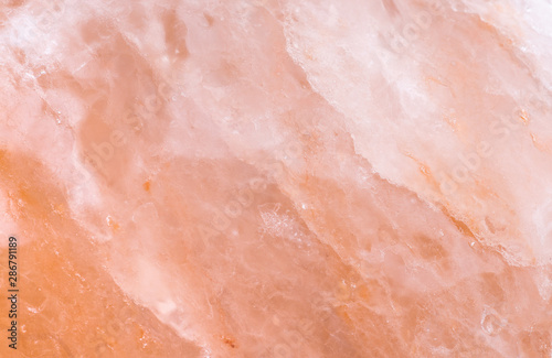 closeup texture himalayan pink salt  photo